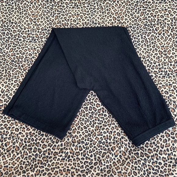 Vintage Bob Mackie Pants Small Stretchy Wearable Art Black Wide Leg Textured - Picture 1 of 8